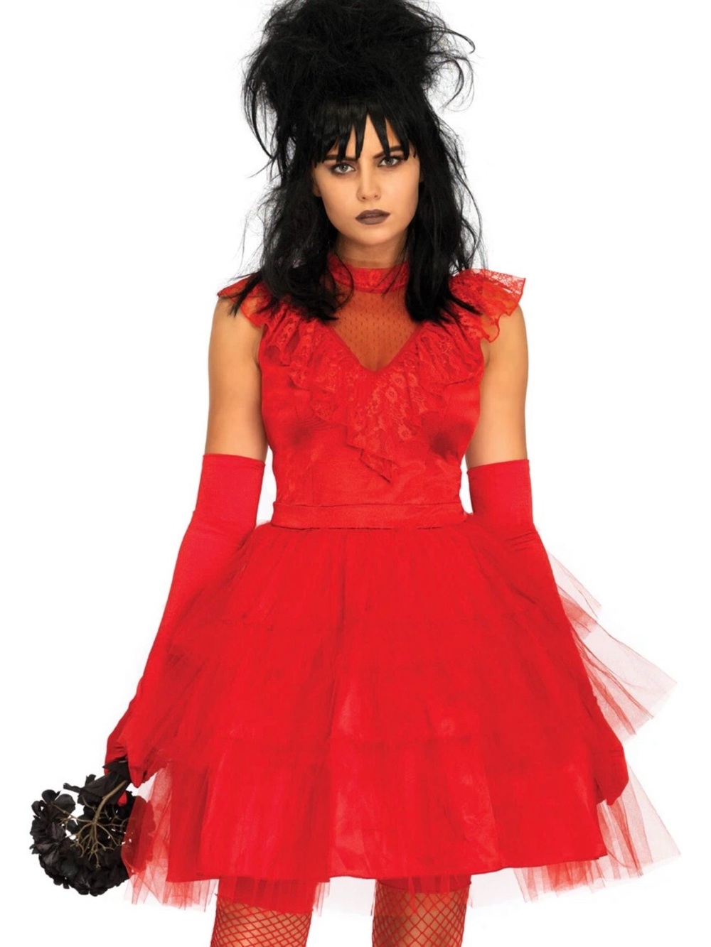 Leg Avenue Beetle Bride Small Costume Beetlejuice Lydia Cosplay Horror